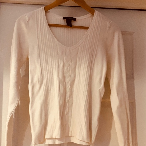 White House Black Market Tops - Light weight cotton v-neck top